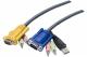 Câble E7 KVM 2L-53xxU VGA-USB-Audio - 1,80m,image 1